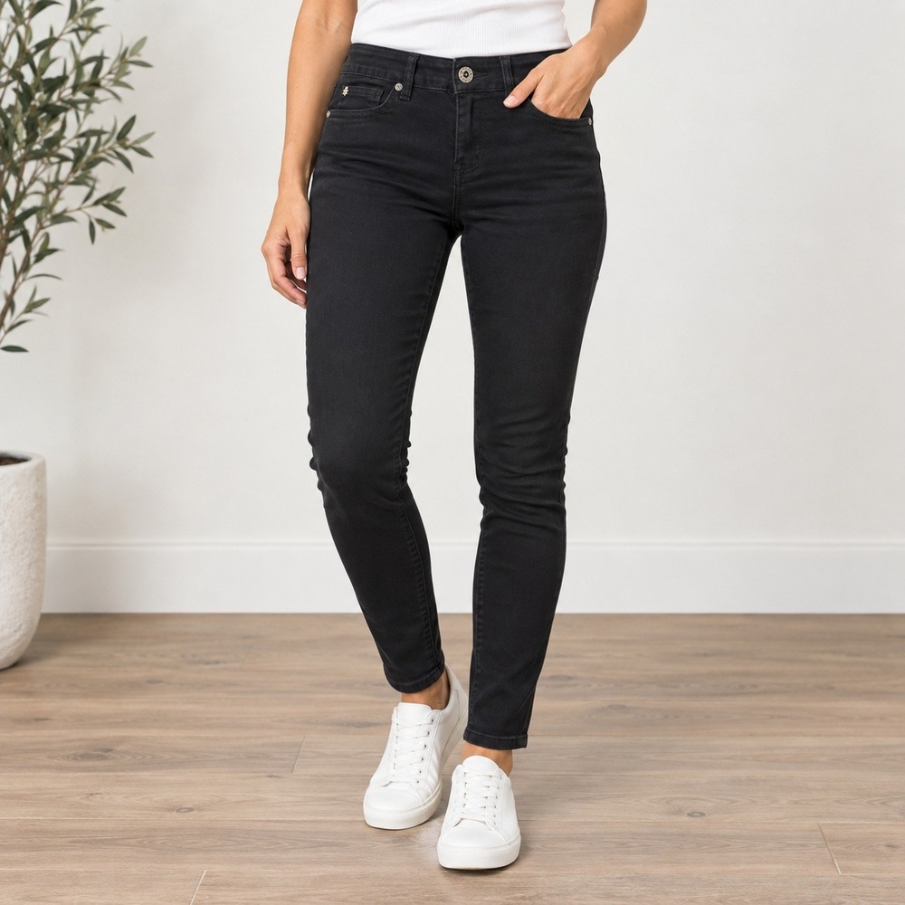 Velvet Heart Women's Black Skinny Jeans Size 27 Stretch Denim Style DZ-1266